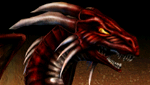Красный дракон portrait