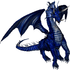 Синий дракон animation